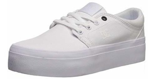 Dc Womens Trase Platform Tx Blanco Blanco Negro Tamaño De Lo