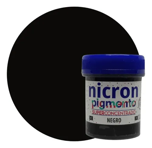 Pigmentos Nicron Para Porcelana Fría, Alta Calidad Negro