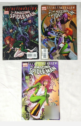  Secret Invasion: The Amazing Spider-man 2008 / Lote 1,2,3