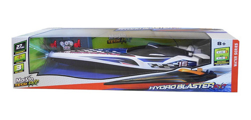 Lancha Hydroblaster Rc Maisto Tech Boat Branco Mai81322