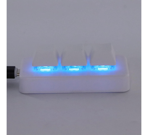 Teclado Gowenic Mini Programmable, 3 Keys Mechro Mechanical