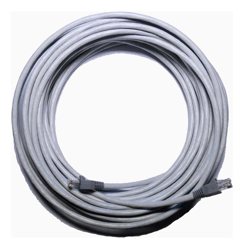 Cable De Red 15 Metros Trimerx Gris Cat6 Utp Rj45 100% Cobre