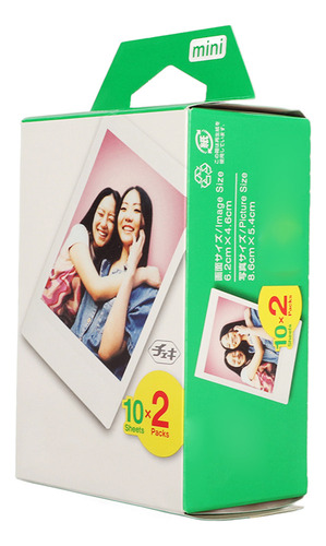 Película Instantánea De 20 Hojas Para Fujifilm Mini 12 Mini
