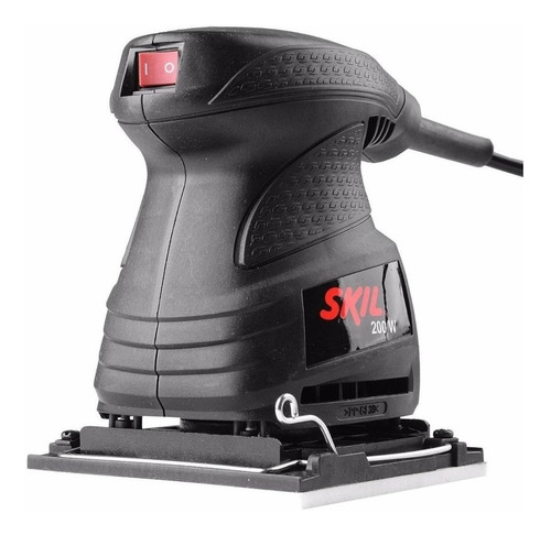 Lijadora profesional orbital Skil 7232 negra 50Hz/60Hz 200W 220V