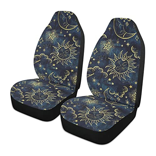 Fundas De Asiento De Coche Sun Moon Boho   Astrología ...