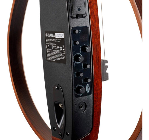 Violão Silent Elétrico Escala Em Ébano Nylon Yamaha Slg200nw