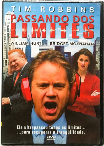 Dvd Passando Dos Limites - Tim Robbins - Novo Lacrado