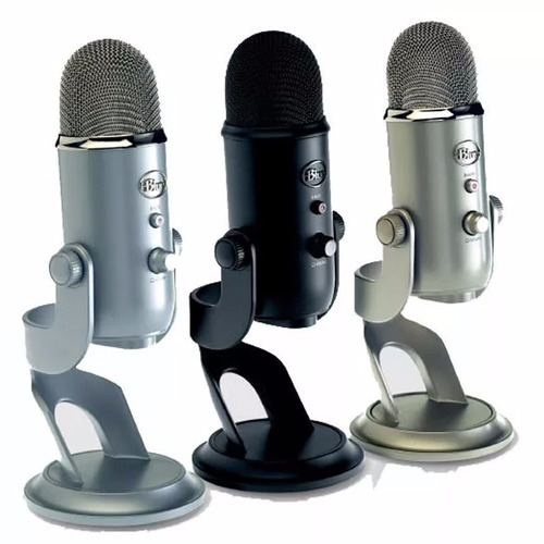 Blue Yeti Microfono Profesional Usb Multi Patron Condenser