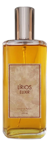 Perfume Lírios Elixir 100ml Extrait De Parfum 40% Óleos