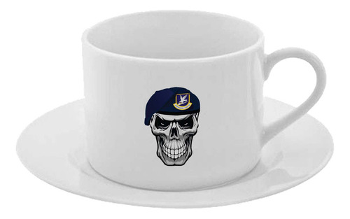 Taza Y Plato Desayuno Te Café Fuerza Aerea Cod A33