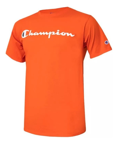 Polera Champion Color Naranjo Hombre