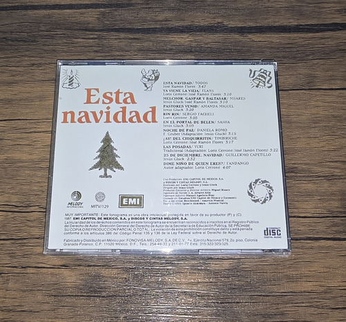 Cd Esta Navidad 1987 Completo Sasha Flans Thalia Fandango (Usado)