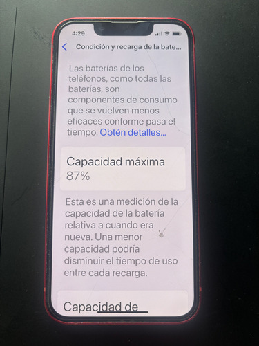Apple iPhone 13 Mini (256 Gb) - (product)red (Usado)