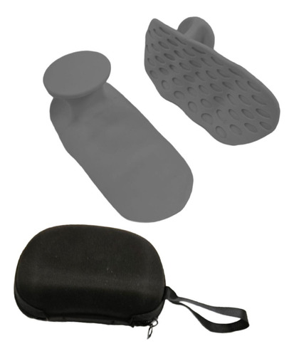 Propitos De Gymantes Protección Palm Hand Strip Gris
