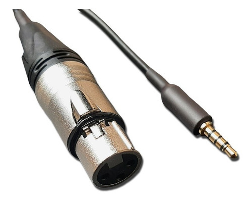Cabo Gravação Microfone De Mão No Celular P3 Xlr Fêmea 3m