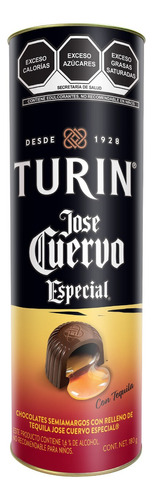 Turin Tequila José Cuervo Especial Chocolates Tubo 180 g