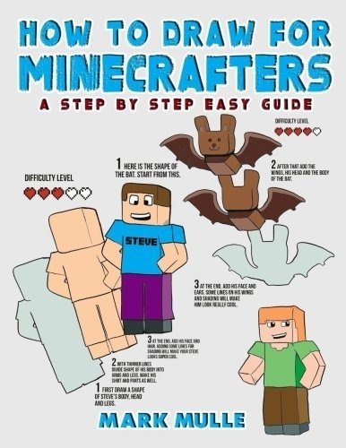 Book : How To Draw For Minecrafters A Step By Step Easy...