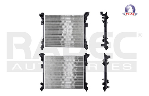 Radiador Routan 09-14 C/y S/aire Ac Aut 24 1/7x20 2/5x32mm