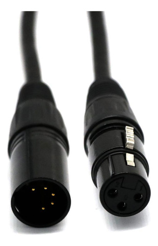 5 Pines Macho A Hembra Xlr Conector Cable Adaptador