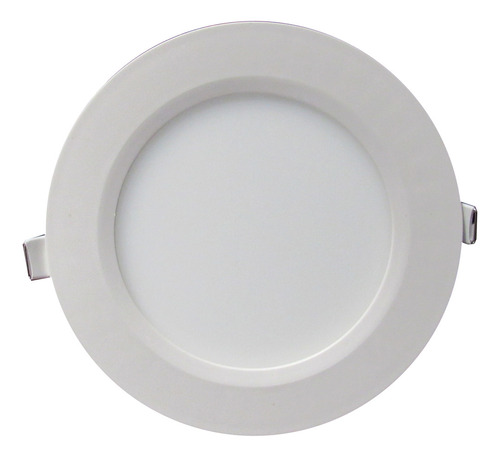 40 Pz Lampara Led Empotrable 9w Plafon Bote Integral 12cm P Color Luz Amarilla (luz Calida 3500k)