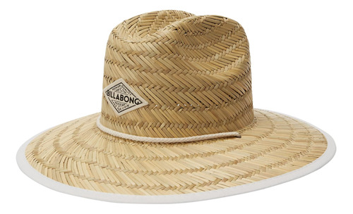 Billabong Womens Classic Straw Tipton Sun Hat, Salt Crystal,