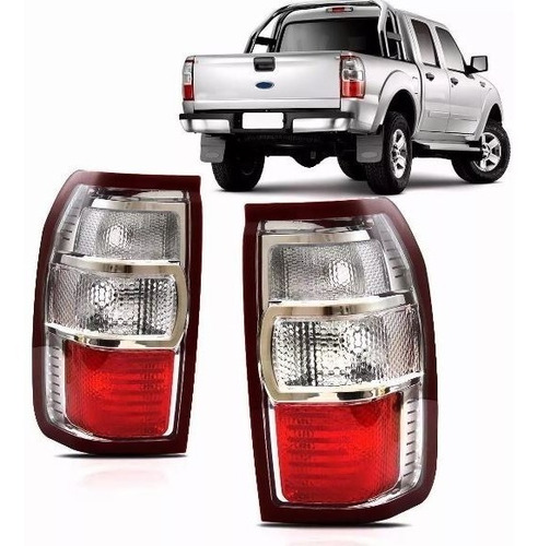 Par De 2 Faros Traseros Ford Ranger 2010 2011 2012 T/origina