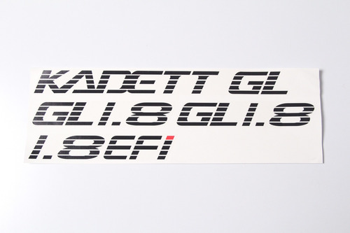 Adesivo Chevrolet Kadett Gl 1.8 Efi Kdtgl18 Frete Fixo Fgc