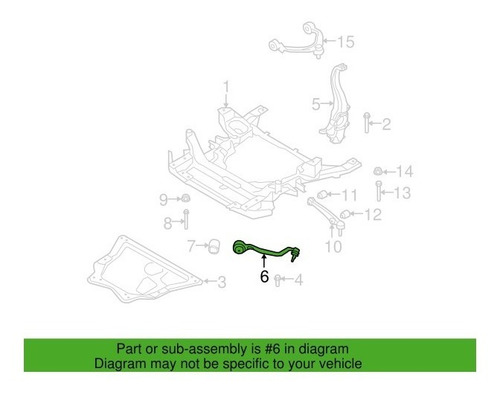Brazo Gde Curvo Del Izquierdo Bmw X5 E70 3.0 2006 A 2008 Oem