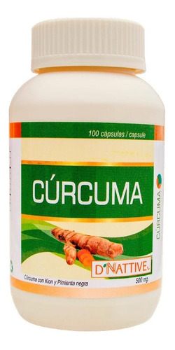 Cúrcuma Longa Receta Ayurvédica - 100 Cápsulas X 500 Mg