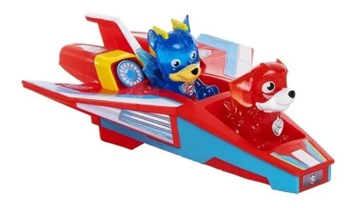 Paw Patrol Jet Rescate Incluye Chase Y Marshall