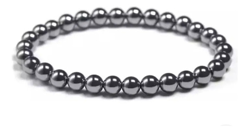 Imagen 1 de 3 de Pulsera Terahertz Terahercios / Perla De 6 Mm / Milenoil