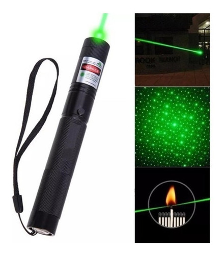 Puntero Laser Verde Super Potente Astronómico Haz De Luz