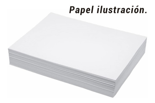 Papel Ilustración 150gr 30.5x45 Gloss Pack X 250 Hojas Laser