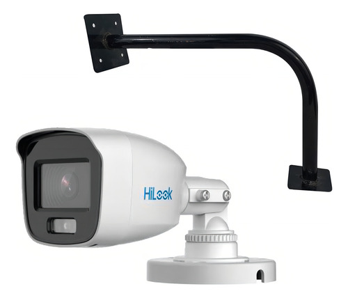 Cámara Tipo Bala Thc-b129-plus-apolo Con Brazo Metálico Color Blanco
