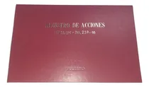 Comprar Libro Registro De Acciones Vulcano 501 T\u002Fd 1 Mano