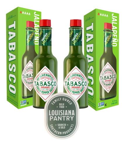 Tabasco - Paquete De 2 Botellas De Salsa Picante De 5 Onzas