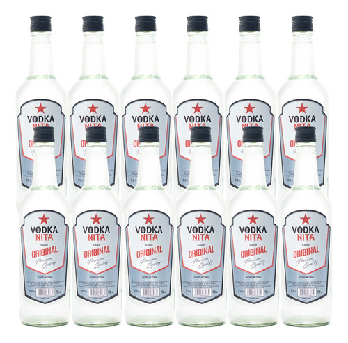 Vodka Tragos Nacional Cocktails Alcohol Clasico Caja X12 U
