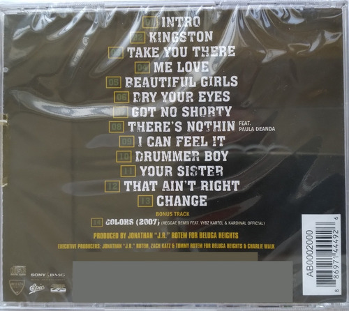 Cd Sean Kingston - Sean Kingston (2007) - Original - Lacrado