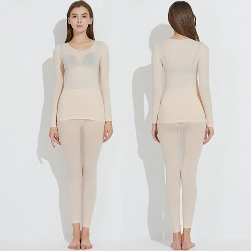 Conjunto Top Pants De Termica Slim Fit Cómodo For Dama
