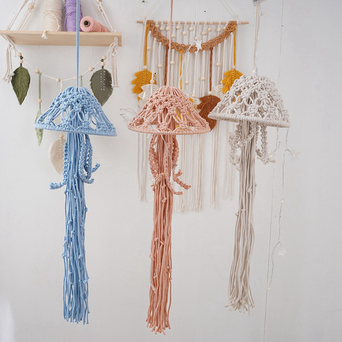 Mxg-jj Colector De Macramé P3boho, Adorno Tejido A Mano Con