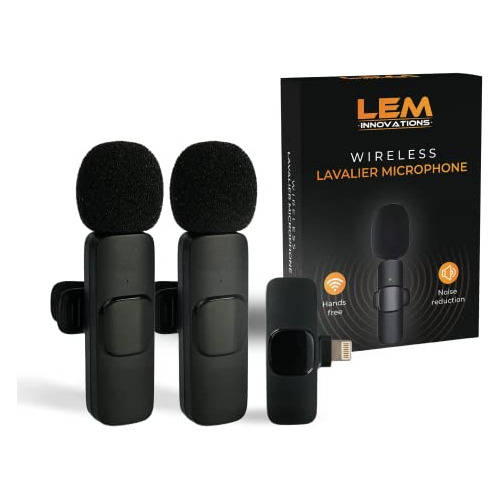 Lavalier - Juego De Mini Micrófono Profesional Inalámbrico C