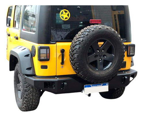 Paragolpe Bumper Trasero Rhino 4x4 Jeep Wrangler 