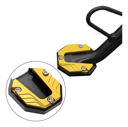 Soporte Lateral Para Motocicleta, Accesorio Universal Dorado