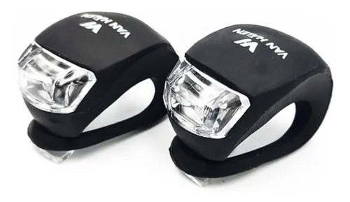 Juego Luces Led Silicona Para Bicicleta Delantera Y Trasera