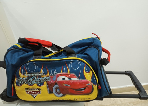 Bolso Tipo Maleta Con Ruedas De Cars. Importado. Usado.