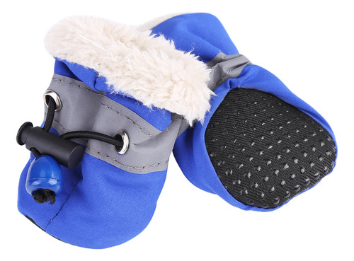 Juego De 4 Zapatos Antideslizantes Para Perros, Botas, Calce