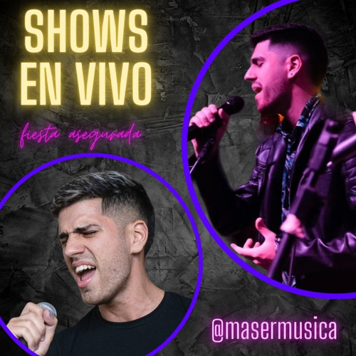 Cantante Show En Vivo Para Tu Evento Fiesta Con Animación 