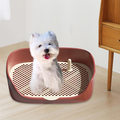 Inodoro Para Perros Y Mascotas, Orinal Para Rojo L