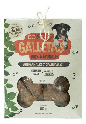 Galletas Dowolf Pollo Y Zanahoria 150 Gr