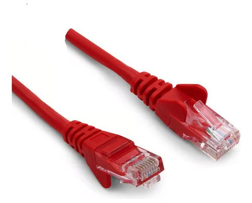 Patch Cord Seccon Cat5e  2,50m Vermelho